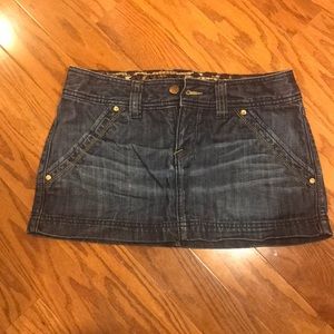 Express Jean mini skirt